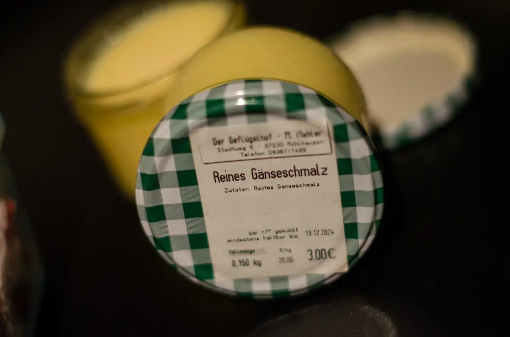 Reines Gänseschmalz