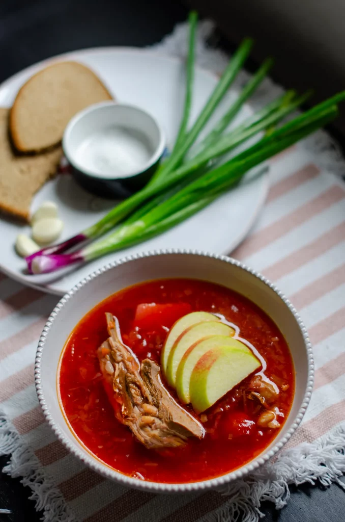 Borschtsch Rezept Original mit Rindfleisch